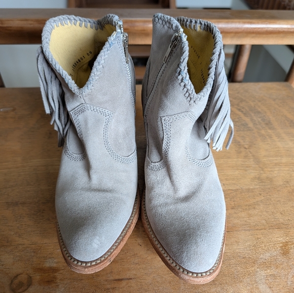 Liberty Black Leather Tassel Booties - Picture 8 of 8